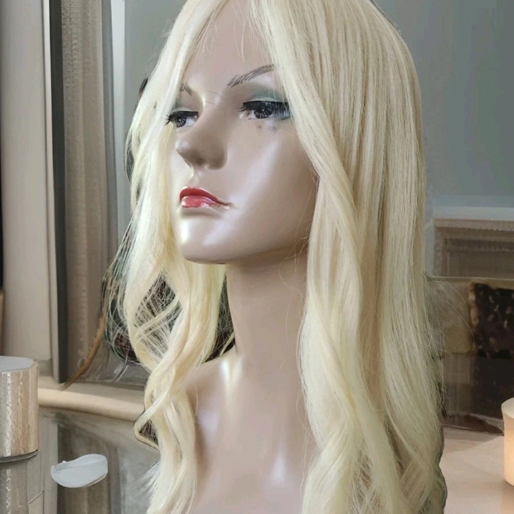Blonde Wavy Hair Wig